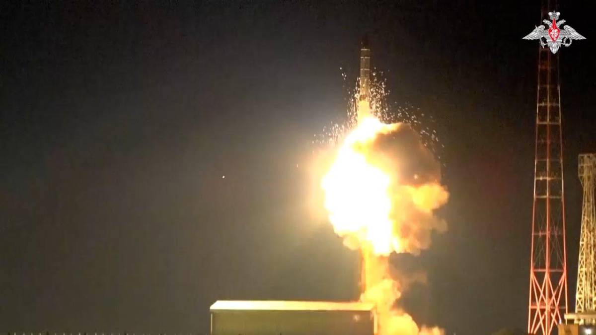 Rusia realiza prueba de un misil intercontinental “avanzado”