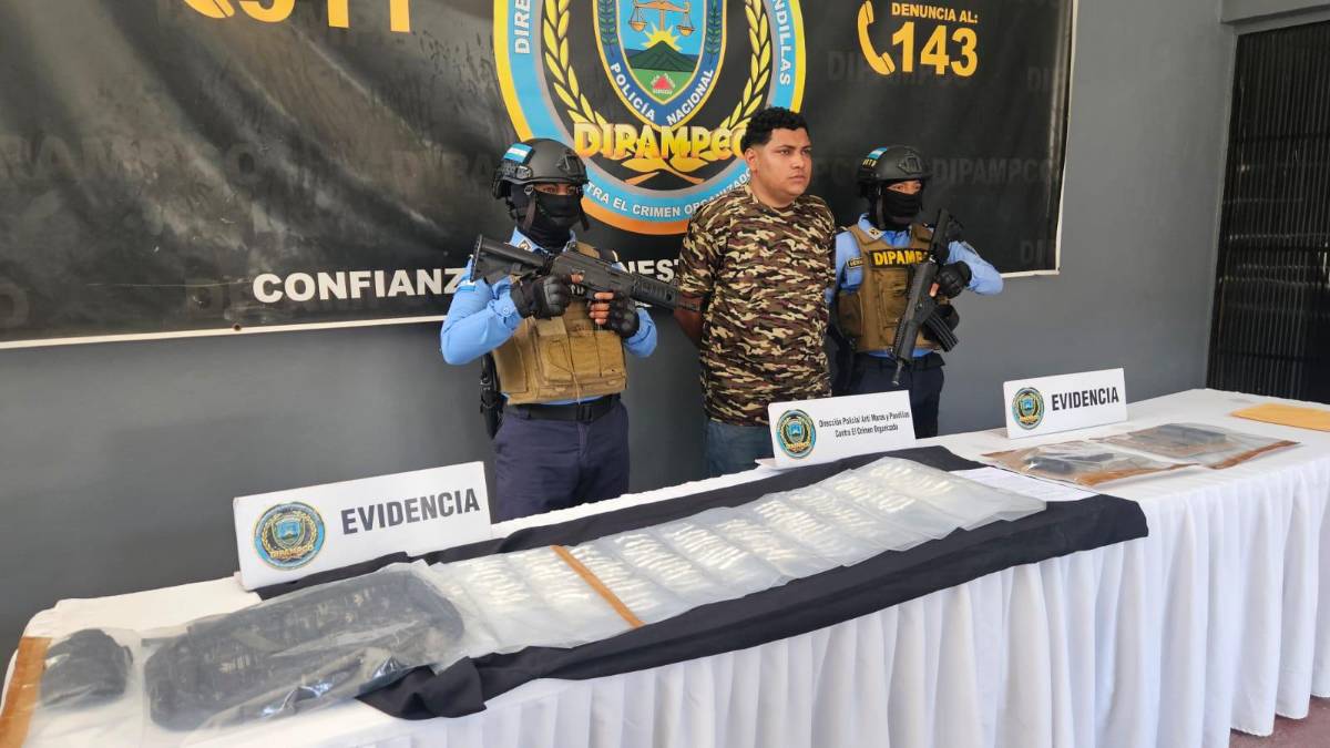 Capturan a El Venado, peligroso miembro de la MS-13 en San Pedro Sula