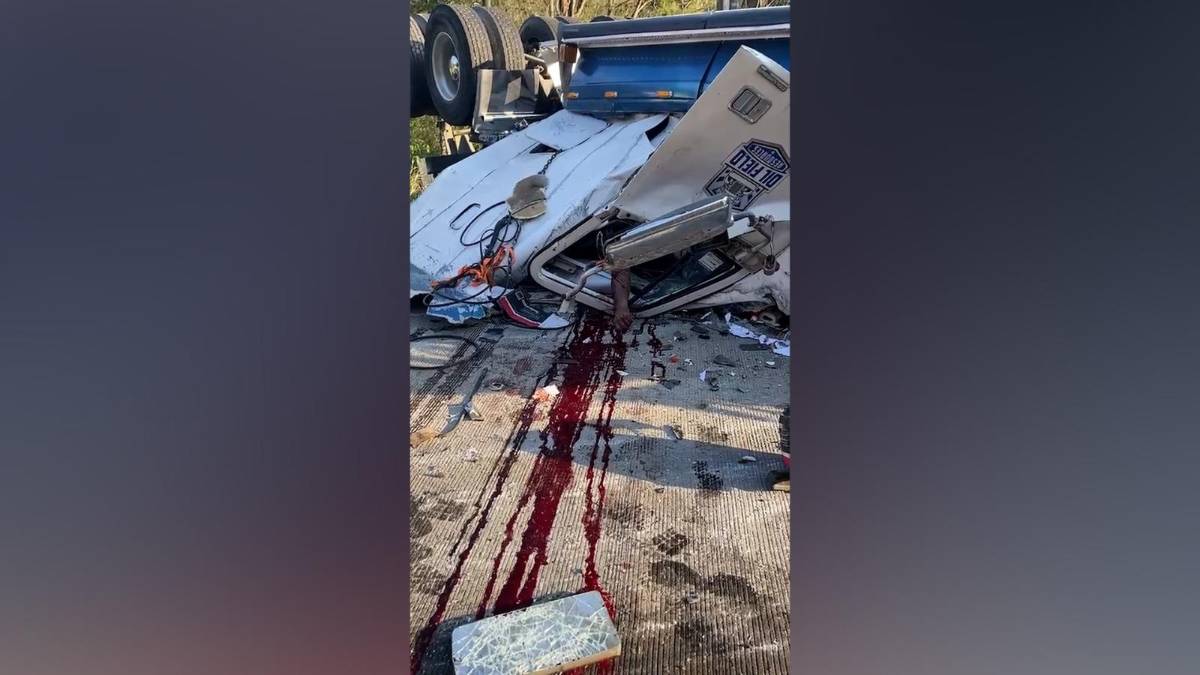 Imágenes impactantes del fatal  accidente en Santa Bárbara