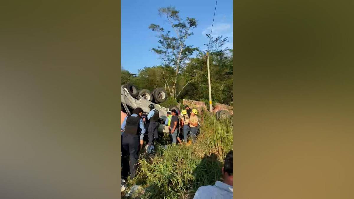 Imágenes impactantes del fatal  accidente en Santa Bárbara