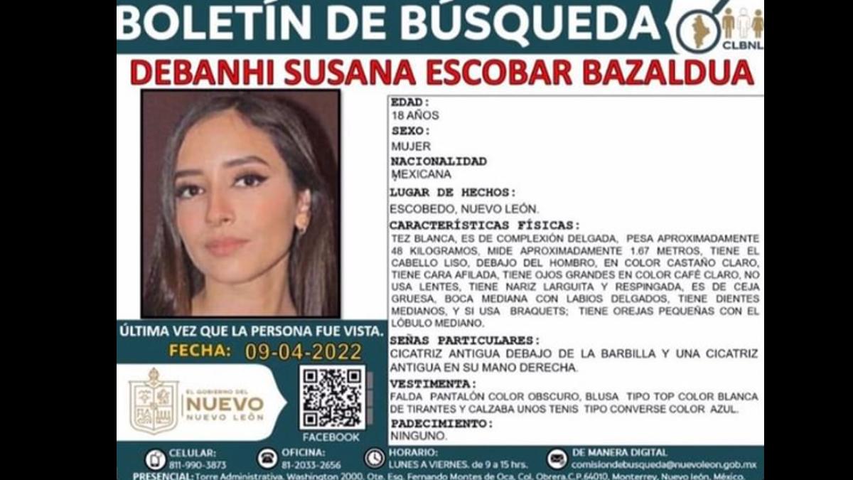 De acuerdo con la versión dada ayer por la Fiscalía del Estado, Debanhi llegó a las 04:30 horas del 9 de abril a Alcosa y se dirigió a la ventanilla donde está la caseta de los guardias, sobre la Carretera a Laredo, en Escobedo.