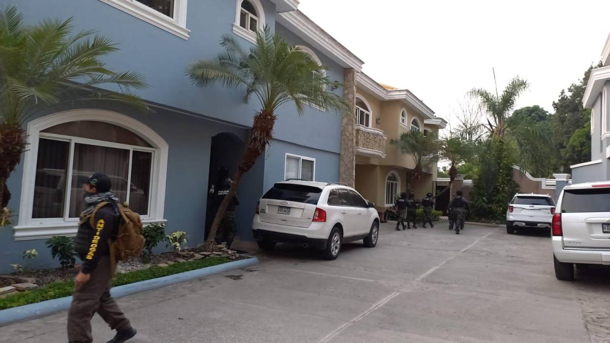 Los allanamientos en SPS son ejecutados en la residencial Villa San Antonio, Santa Ana, Potosí y Continental.