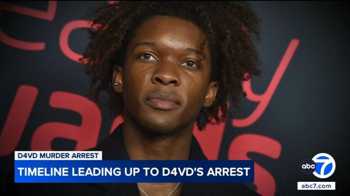 El cantante D4vd fue arrestado por la muerte de Celeste Rivas