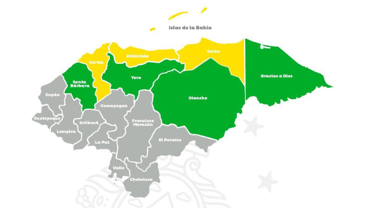 Alerta amarilla en cuatro departamentos por frente frío