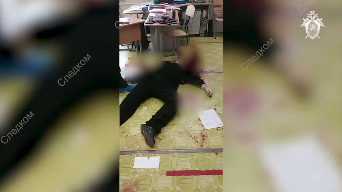 Las imágenes de la masacre en una escuela rusa: Once niños muertos y decenas de heridos