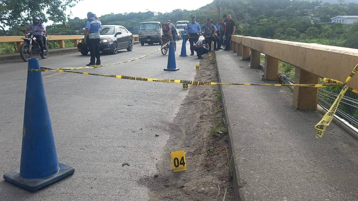 Identifican al hombre que fue colgado de puente en La Ceiba