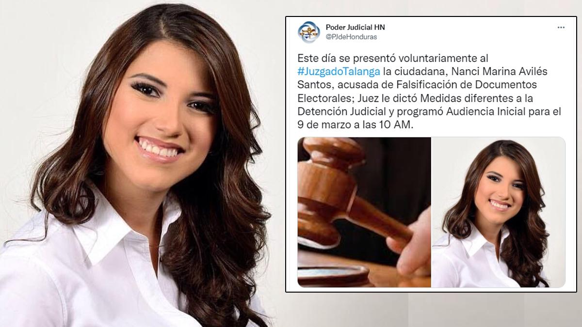 Se entrega a la justicia Nanci Avilés, hija del exalcalde de Talanga