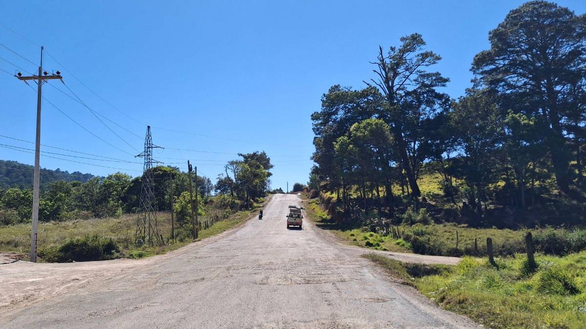 Si viaja a La Paz, Marcala o La Esperanza tenga cuidado: así están sus carreteras