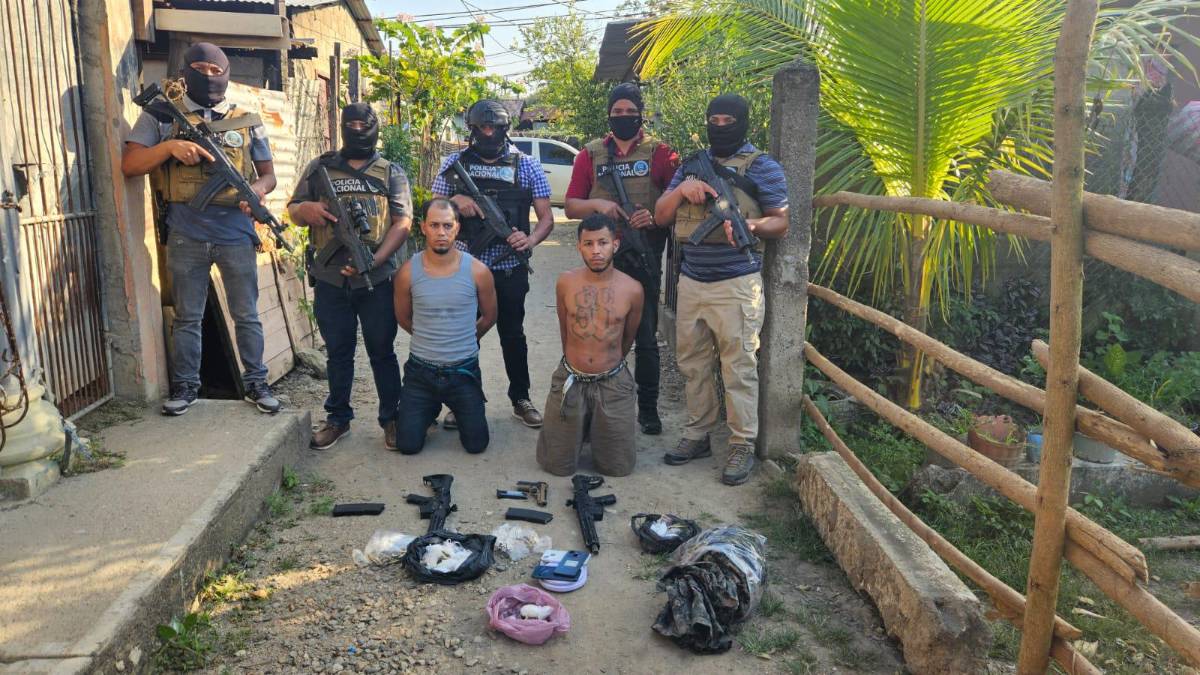 Más de 230 pandilleros de la 18 y MS-13 fueron capturados este 2025 en Cortés