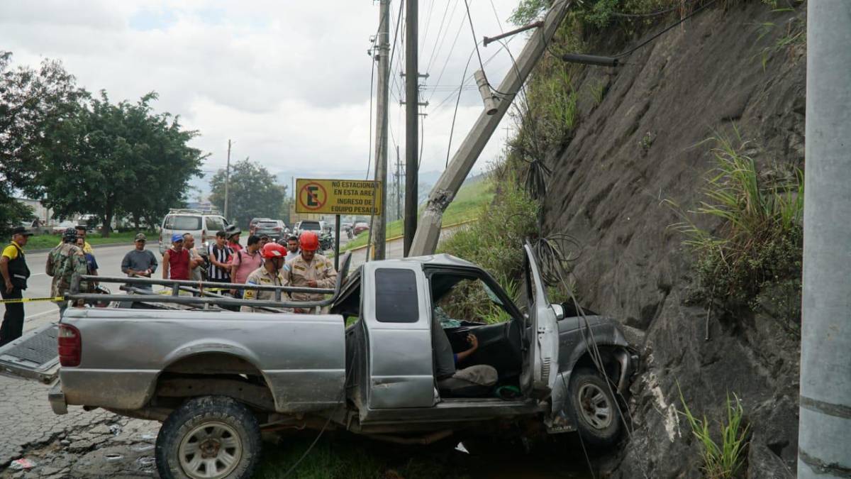 Impacto mortal: conductor causa su propia muerte en Choloma