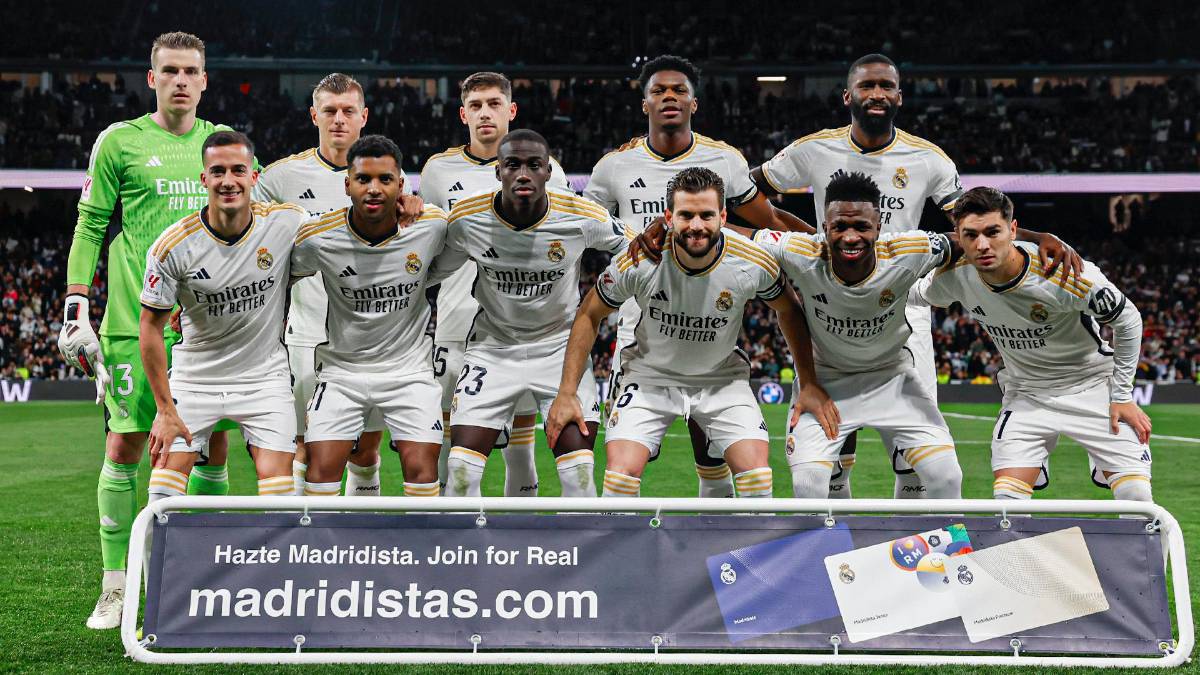 El 11 titular del Real Madrid que enfrentó al Sevilla.