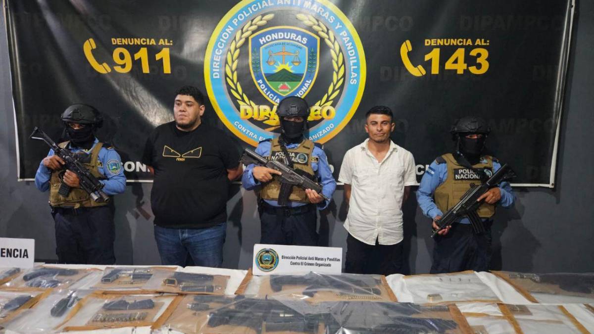 Capturan a dos miembros de la banda “Los Olanchanos” en San Pedro Sula