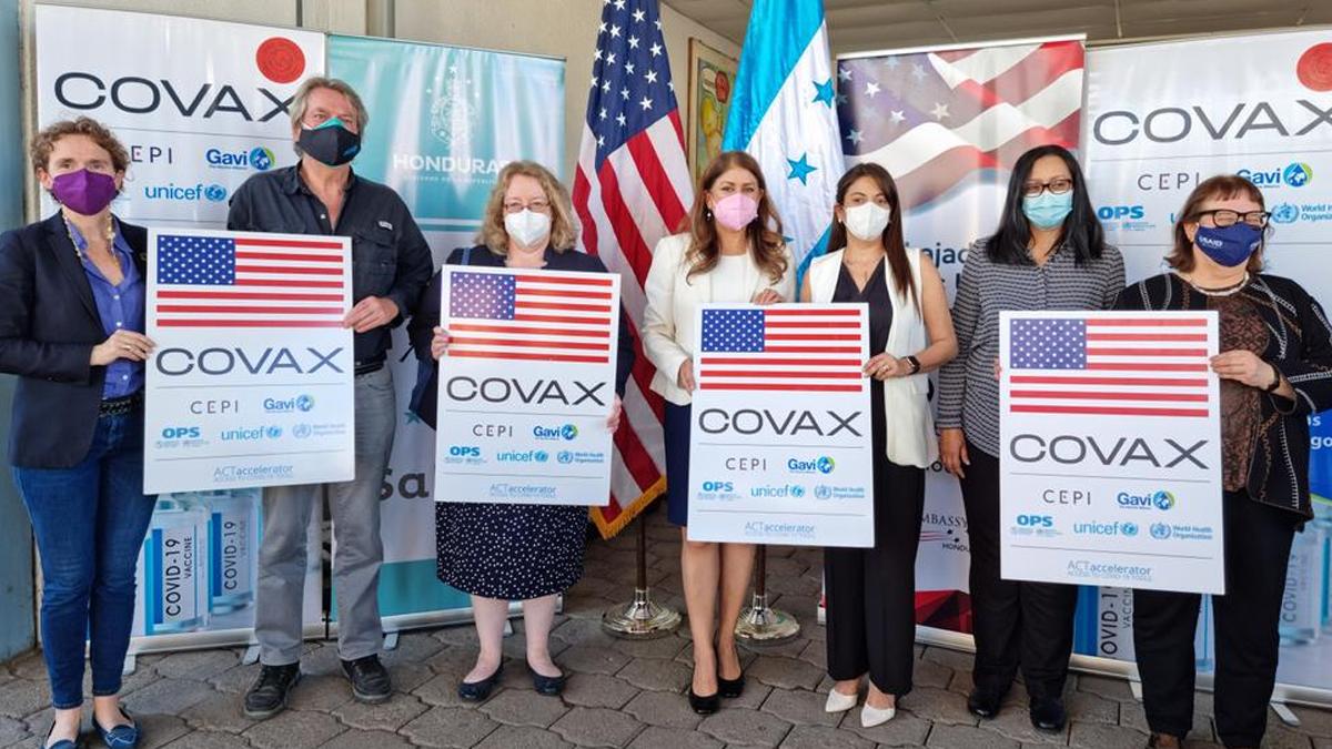 Estados Unidos dona a Honduras 349,830 vacunas contra la covid-19