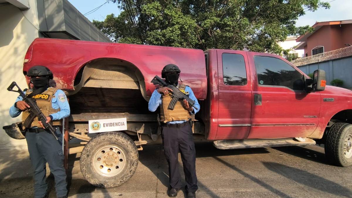La Yegua y dos presuntos MS-13 caen con supuesta droga en compartimento falso