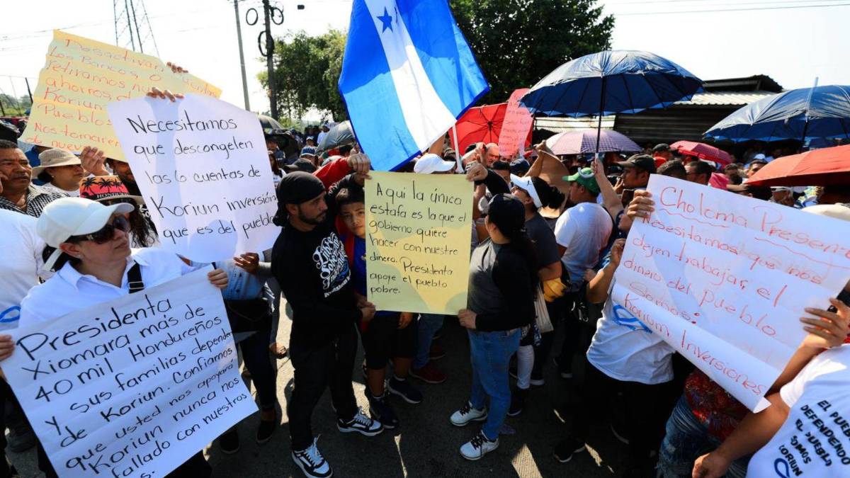 Descongelen cuentas: así fue la marcha de Koriun Inversiones en Choloma