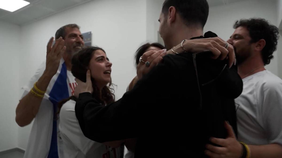 Las mejores imágenes de la liberación de los rehenes israelíes