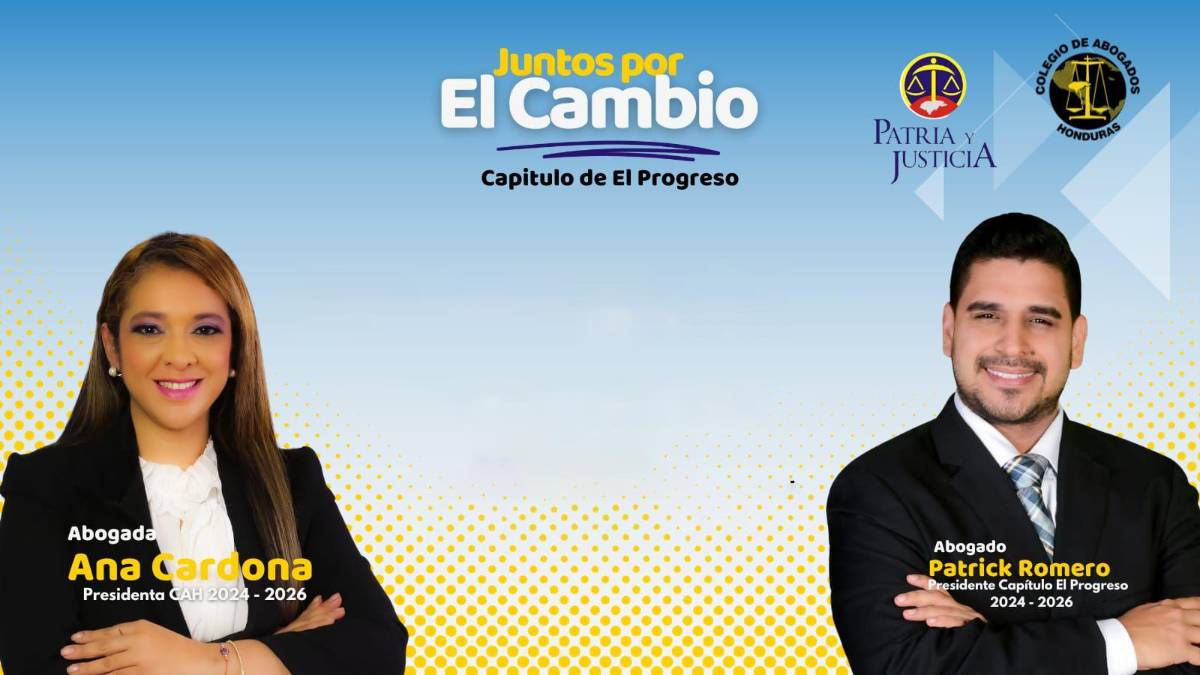 Patrick Romero, el abogado que busca la presidencia del CAH en El Progreso