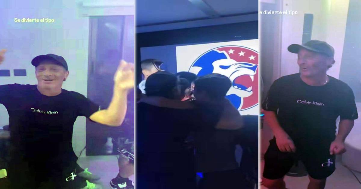 Little dance and celebration of the title of Olympia