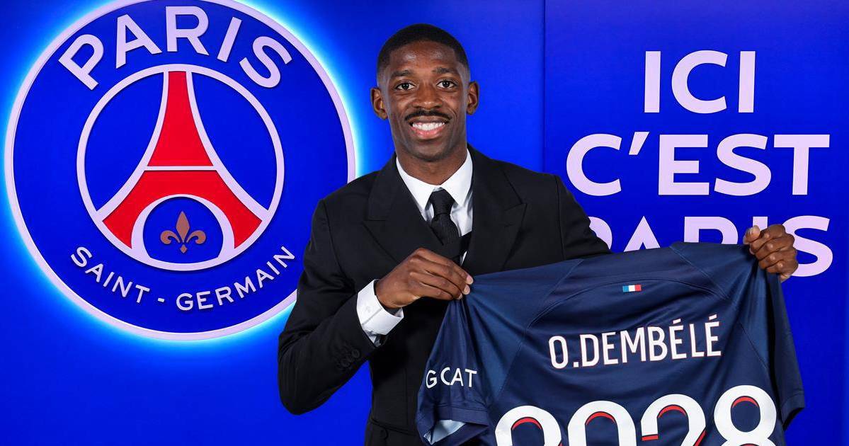 Dembele will leave Barcelona and sign with PSG until 2028