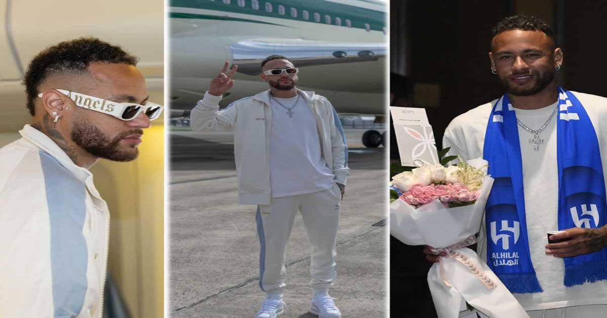 Lujoso avión y bien acompañado: Neymar llegó a Arabia para unirse al Al-Hilal Lujoso avión y bien acompañado: Neymar llegó a Arabia para unirse al Al-Hilal