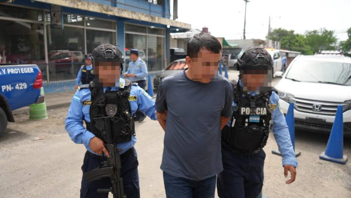 Capturan a mexicano por sustraer con celular más de L190 mil de cajeros automáticos en SPS