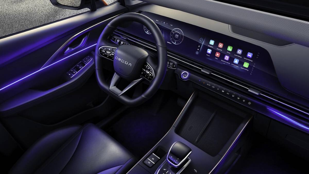 Interior del Omoda C5.