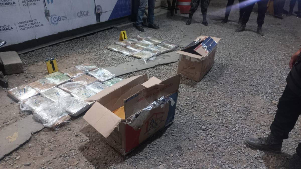 La hondureña viajaba con droga en un autobús.