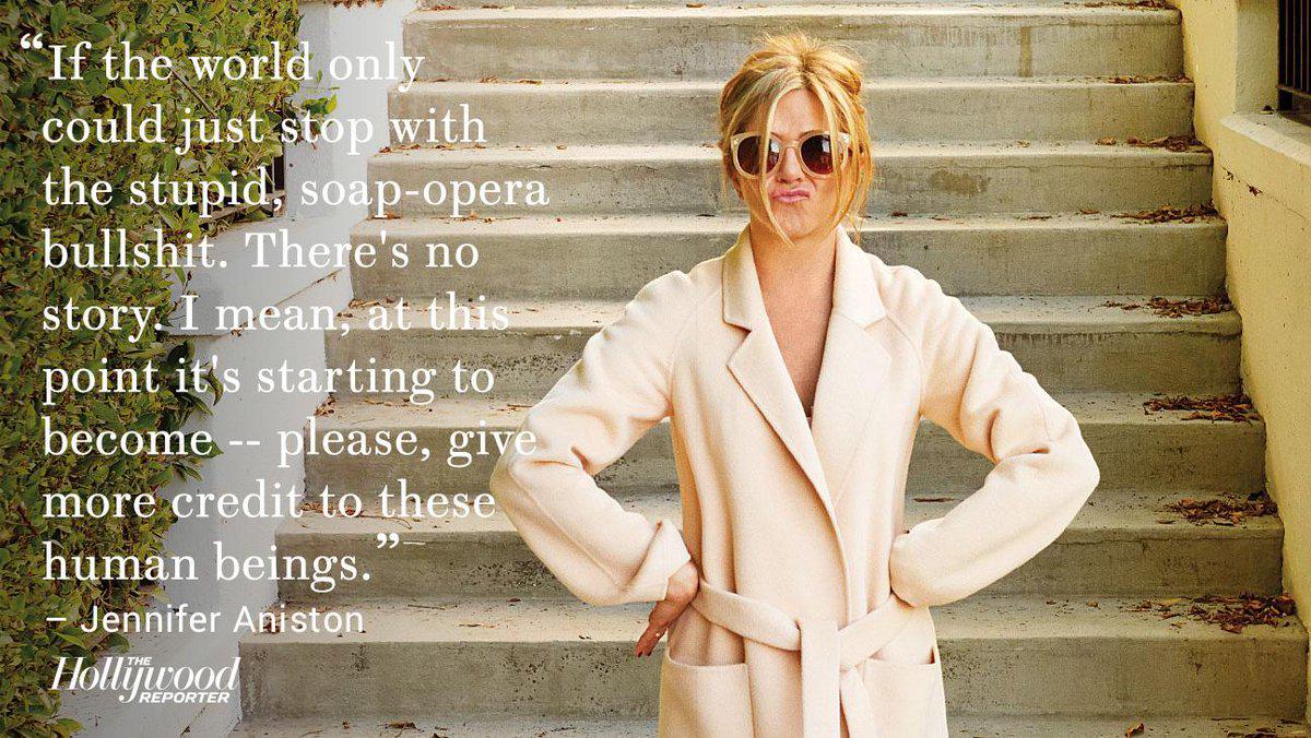 Jennifer Aniston critica la doble moral: “Los hombres pueden casarse las veces que quieran y las mujeres no”