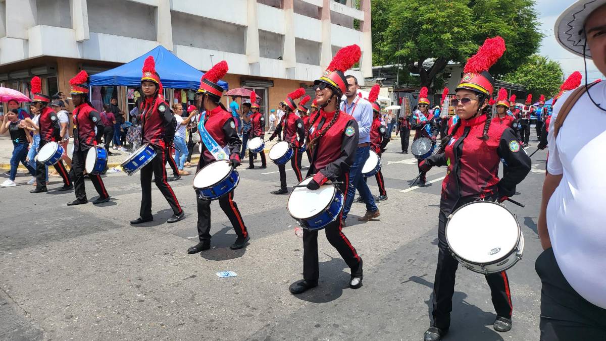 Las bandas de guerra, pilares en los desfiles patrióticos hondureños.