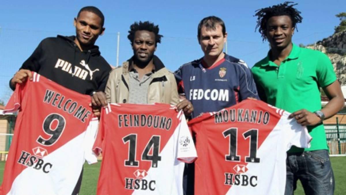 El día de la presentación de Georgie Welcome con el Mónaco.