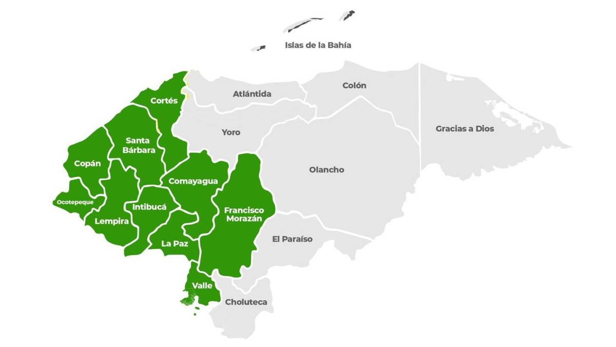 Alerta verde en 10 departamentos de Honduras por lluvias asociadas a remanentes de Lisa