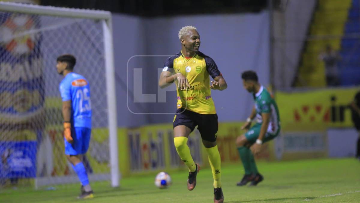 Así festejó Kevin Álvarez su gol que liquidó al Platense.