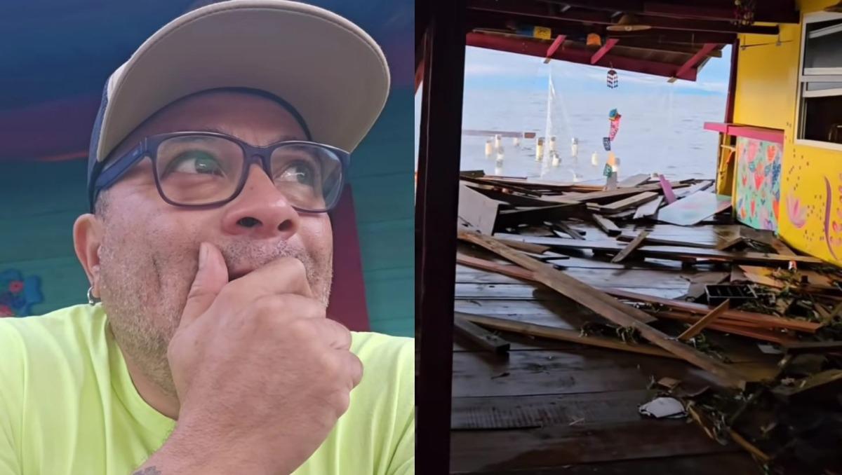 Gustavo Vallecillo sufre las consecuencias de la tormenta Sara