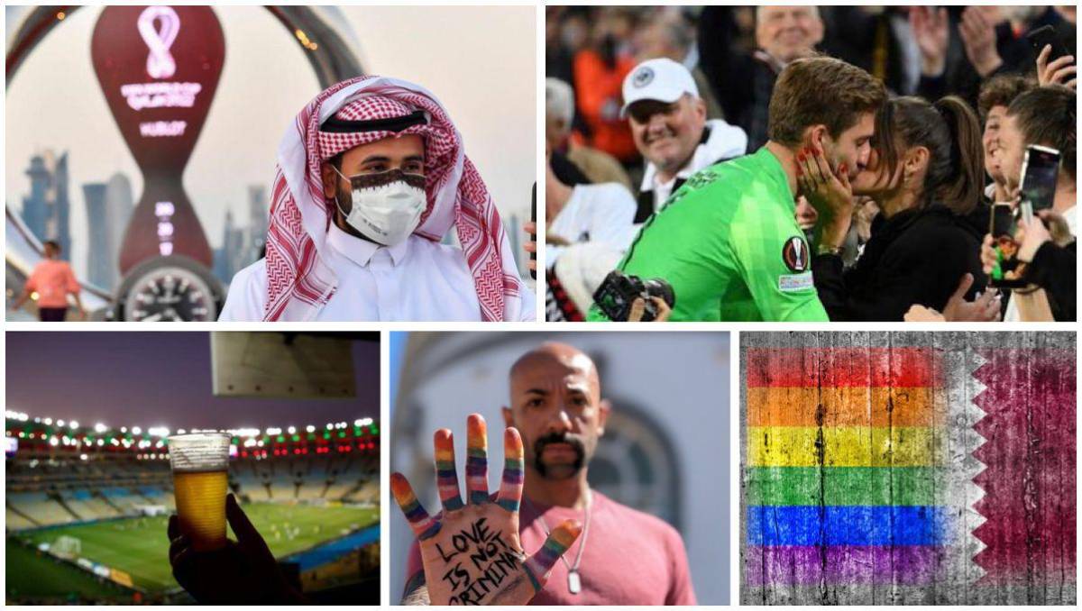 ¿Nada de besos y alcohol?: Las increíbles prohibiciones para el Mundial de Qatar 2022