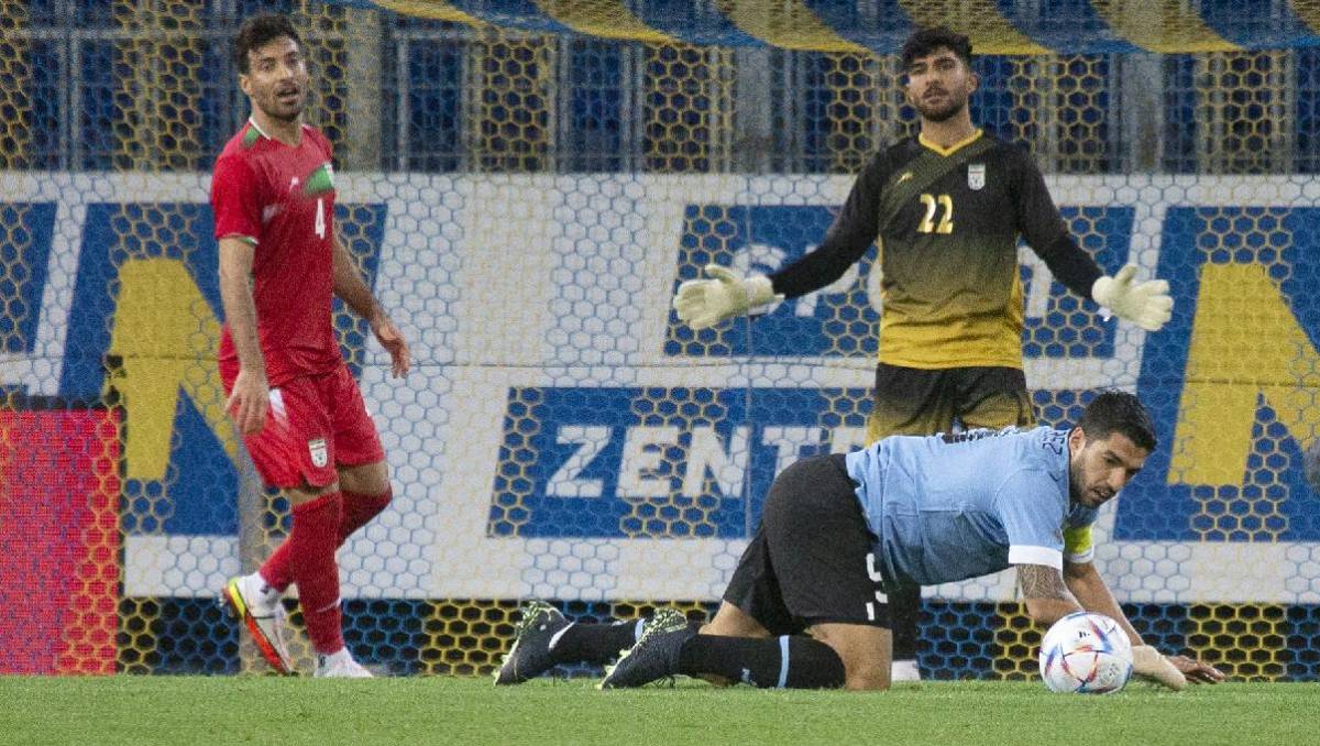 Irán logró derrotar a la Uruguay de Luis Suárez en un duelo previo al mundial de Qatar 2022