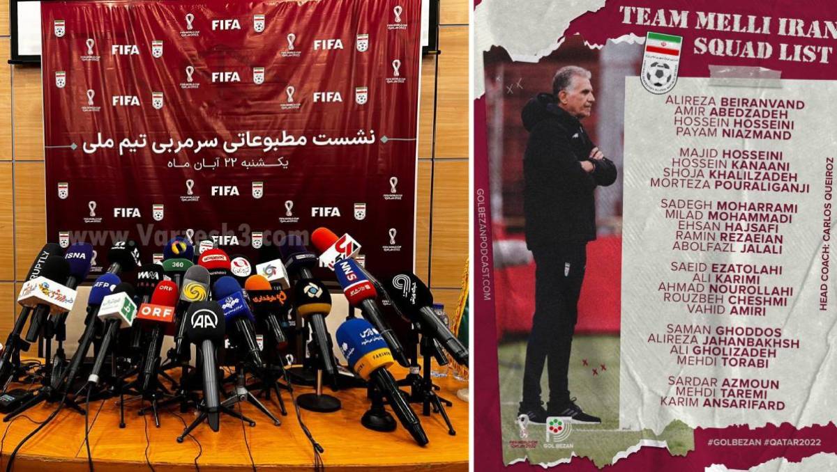 Con polémica incluida: Irán anuncia la convocatoria para el Mundial de Qatar