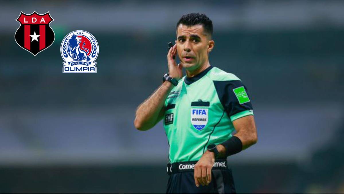 Árbitro mexicano pitará la final entre Alajuelense-Olimpia por la Liga Concacaf