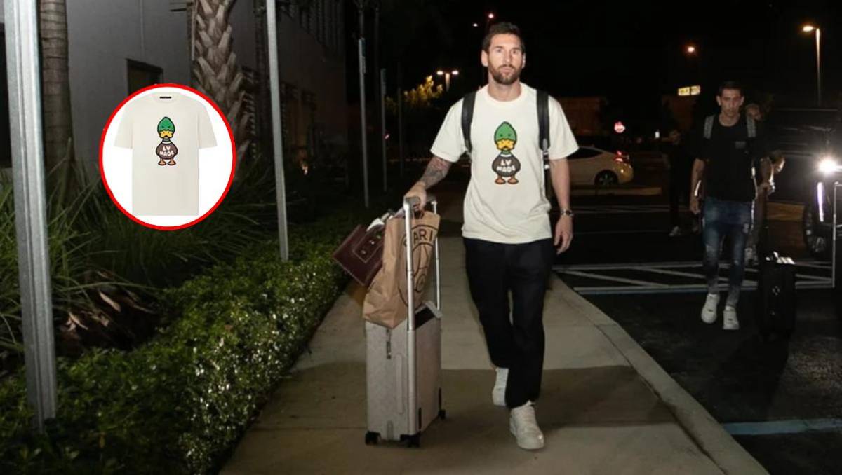 ¿Cuanto cuesta? El increíble precio de la camiseta de Messi en su llegada a Estados Unidos