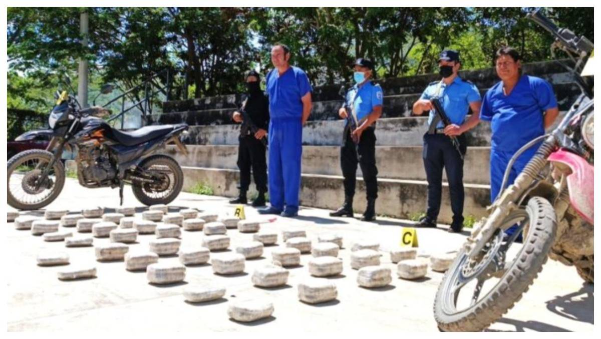 Capturan a hondureño con 100 libras de marihuana en Nicaragua