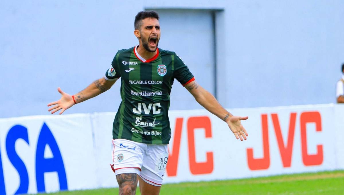 Las palabras de Lucas Campana tras darle el triunfo al Marathón ante Olimpia