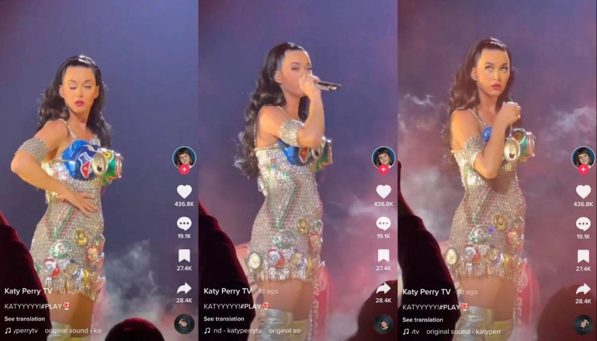 Estas imágenes de Katy Perry le han dado la vuelta al mundo.