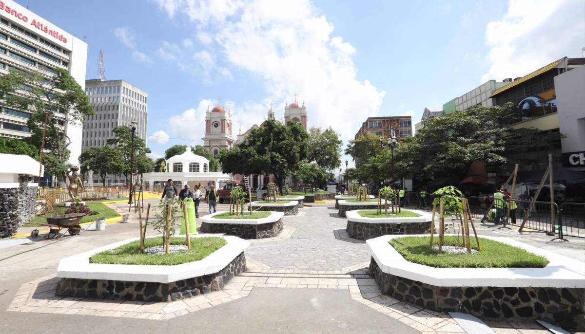 Este viernes abren el parque central de San Pedro Sula