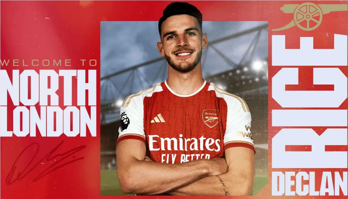 Arsenal rompe el mercado con el fichaje inglés más caro de la historia