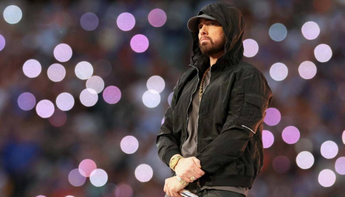Super Bowl: Eminem hizo un gesto que le había prohibido la NFL
