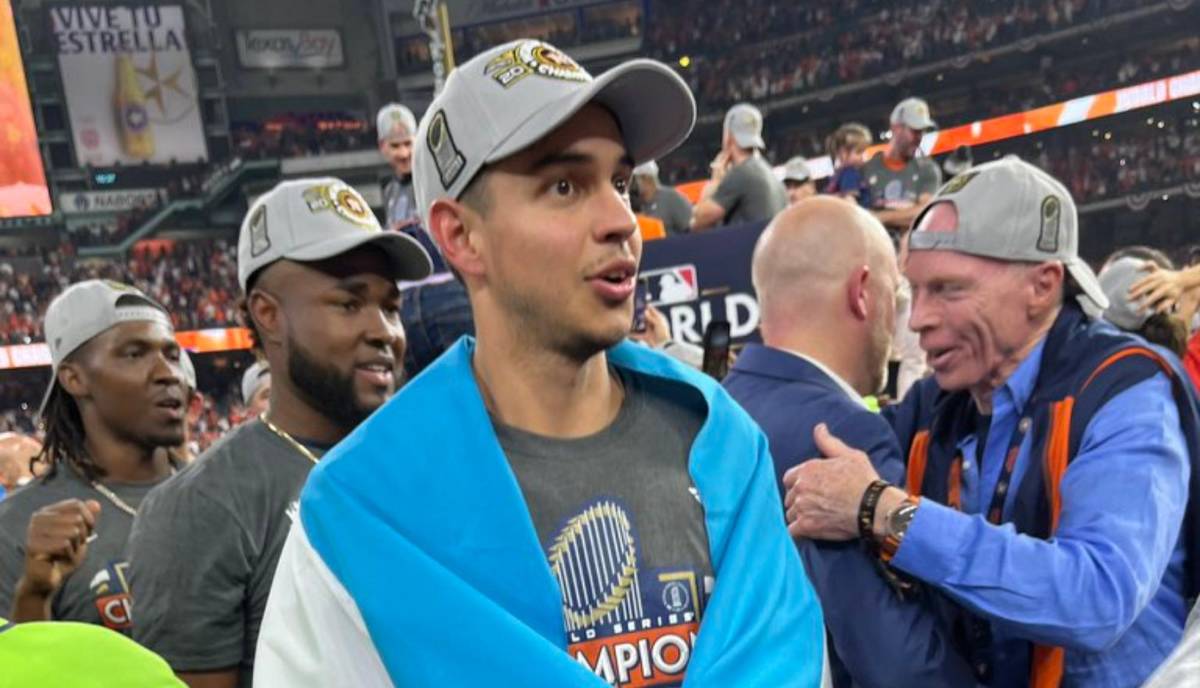 ¡Historia para Honduras! Los Astros y Mauricio Dubón son campeones de la Serie Mundial