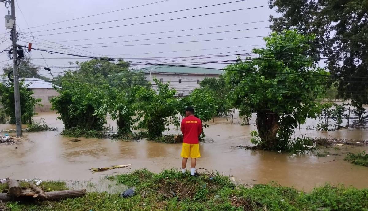 El Progreso, Yoro, bajo el agua; lluvias dejan calles incomunicadas