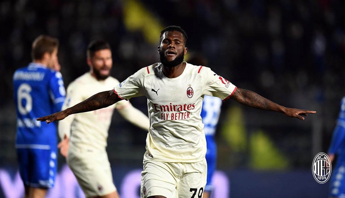 Franck Kessie fue la figura en el triunfo del AC Milan.