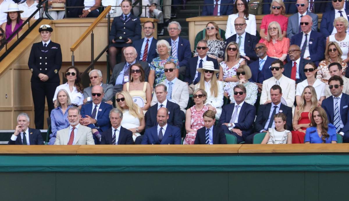 La princesa de Gales deslumbra en Wimbledon
