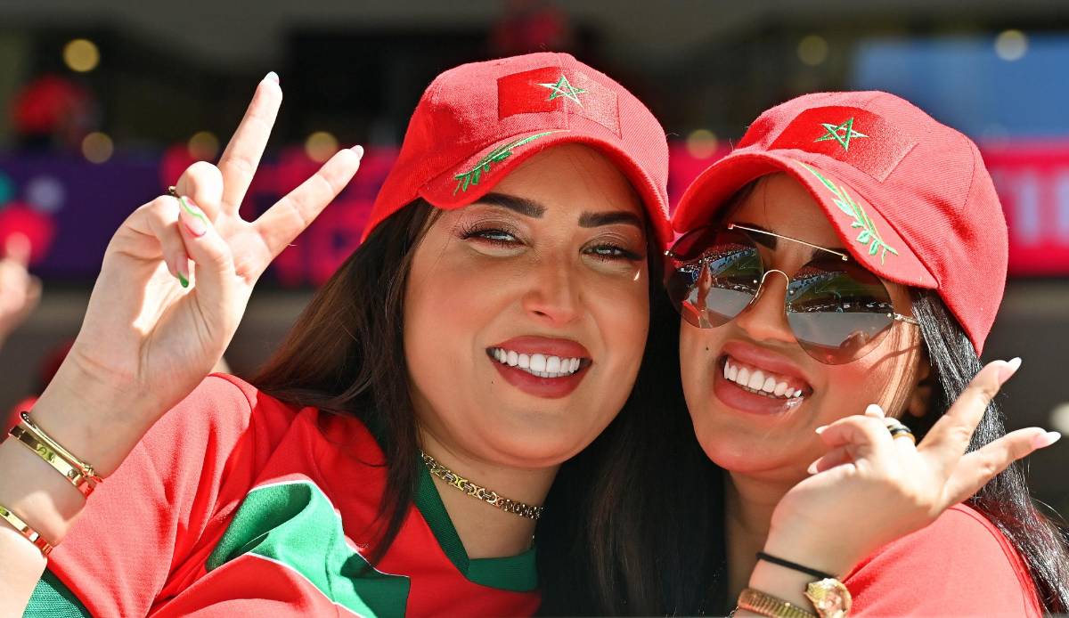 ¿Las más lindas? Chicas de Marruecos y Croacia cautivan en Qatar