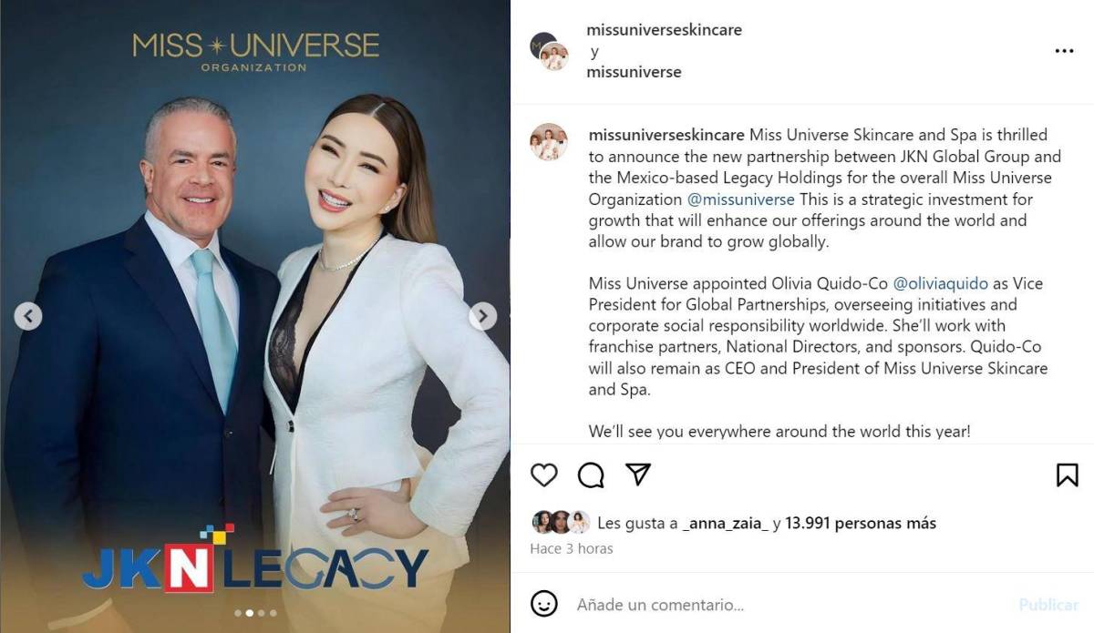 La organización de Miss Universo hizo el anuncio oficial en sus redes sociales.